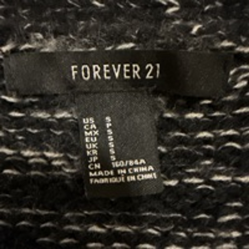 Women's Forever 21 Cardigan Size S Black - Picture 3 of 7